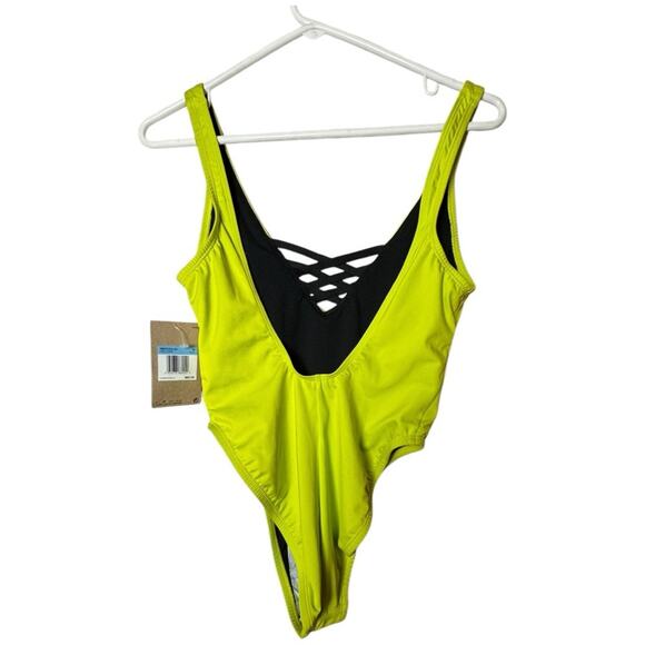 Nike  Fashionable Swimming Icon Sneakerini U Back One Piece Swimsuit Sz M NWT - Picture 5 of 8